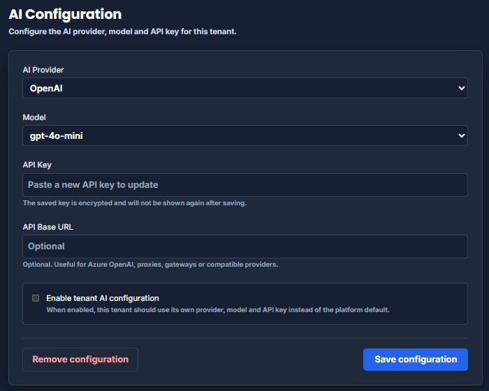 AI configuration for learning pathway automation
